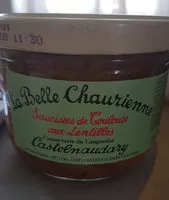 Mängden socker i Saucisses de Toulouse aux lentilles