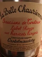 Mängden socker i Saucisses de Toulouse Label Rouge aux haricots lingots
