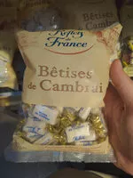 Mängden socker i Bêtises de Cambrai