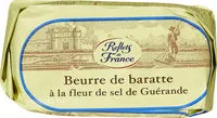 Mängden socker i Beurre de baratte à la fleur de sel de Guérande