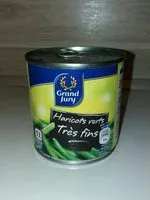 Mängden socker i Bte 1 / 2 Haricot Vert Tres Fin Grand Jury