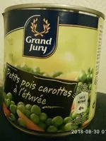 Mängden socker i Petits pois carottes à l'étuvée