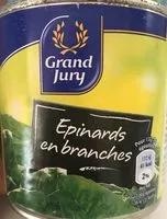 Mängden socker i Epinards en branches