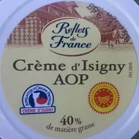 Mängden socker i Crème d'Isigny AOP