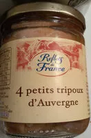 Mängden socker i 4 petits tripoux d'Auvergne
