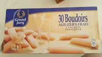 Mängden socker i 30 Boudoirs aux œufs frais