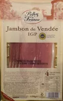 Mängden socker i Jambon de Vendée IGP
