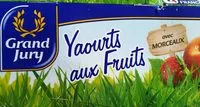 Mängden socker i Yaourts aux fruits avec morceaux