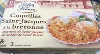 Mängden socker i Coquilles Saint-Jacques* à la bretonne