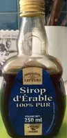 Mängden socker i Sirop d'érable 100% pur