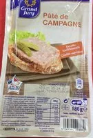 Mängden socker i Pâté de campagne