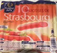 Mängden socker i Saucisses de Strasbourg