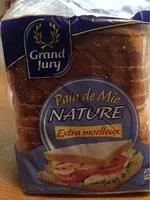 Mängden socker i Pain de mie nature extra moelleux