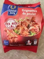 Mängden socker i Grignottes de poulet TEX MEX