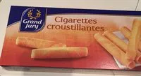 Mängden socker i Cigarettes croustillantes
