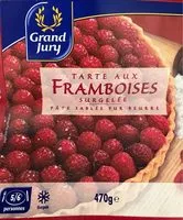 Mängden socker i Tarte aux framboises surgelée