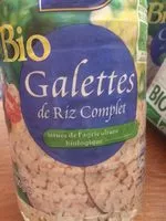 Mängden socker i Galettes de riz complet bio