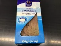 Mängden socker i Filets anchois à l'huile d'olive GDJ