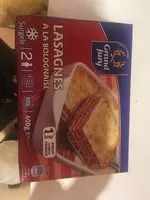 Mängden socker i Lasagnes bolognaise surgelées