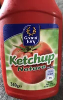 Mängden socker i Ketchup nature Grand Jury