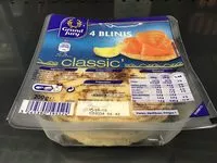 Mängden socker i 4 blinis Classic GDJ