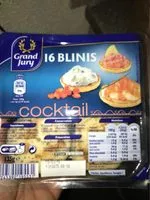 Mängden socker i 16 Blinis Cocktail