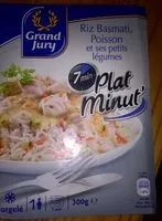 Mängden socker i poisson riz et ses petits légumes