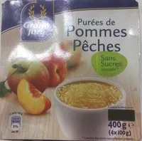 Mängden socker i Purée de pommes pêches