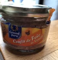 Mängden socker i Confit de foie de volaille