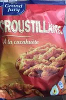 Mängden socker i Croustillants à la Cacahuète