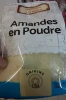 Mängden socker i Amandes en poudre