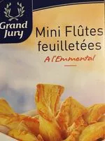 Mängden socker i Mini Flûtes feuilletées à l'emmental