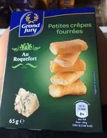 Mängden socker i Petites crêpes fourrées au roquefort