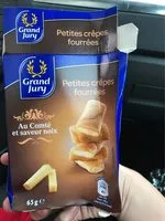 Mängden socker i 65G Crepette Comte / Noix Grand Jury