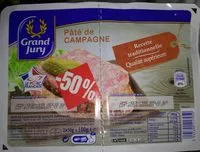 Mängden socker i Pâté de campagne recette traditionnelle