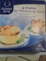 Mängden socker i 4 Gratins de Pommes de Terre Surgelés