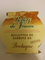 Mängden socker i Rillettes de sardines préparées en Bretagne
