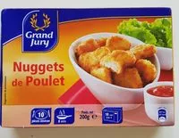 Mängden socker i Nuggets de poulet