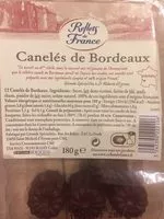 Mängden socker i Canelés de Bordeaux