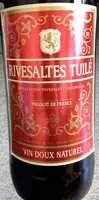 Mängden socker i Rivesaltes Tuilé