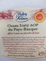 Mängden socker i Ossau iraty AOP - Fromage au lait de brebis pasteurisé