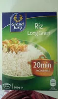 Mängden socker i PQ 500G Riz Long Etuve Grand Jury