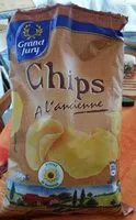 Mängden socker i Chips à l'ancienne