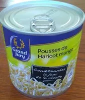 Mängden socker i Pousses de haricot mungo