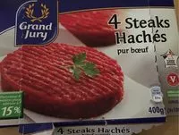 Mängden socker i 4 Steaks Haches 15% MG