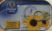 Mängden socker i Sardine a L'huile Vegetale Grand Jury