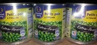Mängden socker i Lot 3 Btes 1 / 4 Petits Pois Extra Fins Etuve Grand Jury
