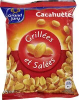 Mängden socker i Cacahuètes grillées et salées