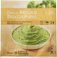 Mängden socker i Purée cuisinée Au brocoli