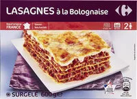 Mängden socker i Lasagnes Bolognaise